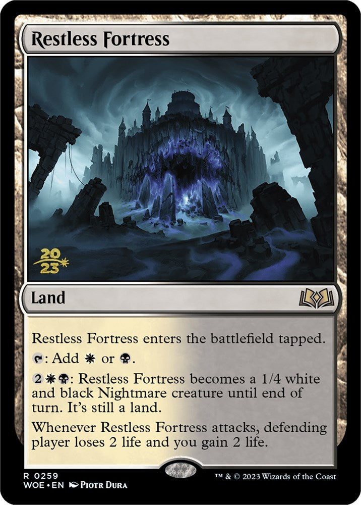 Restless Fortress [Wilds of Eldraine Prerelease Promos] | Pegasus Games WI