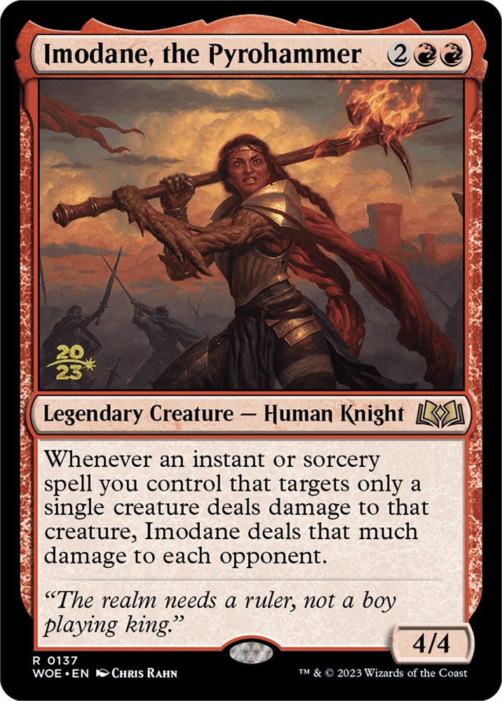 Imodane, the Pyrohammer [Wilds of Eldraine Prerelease Promos] | Pegasus Games WI