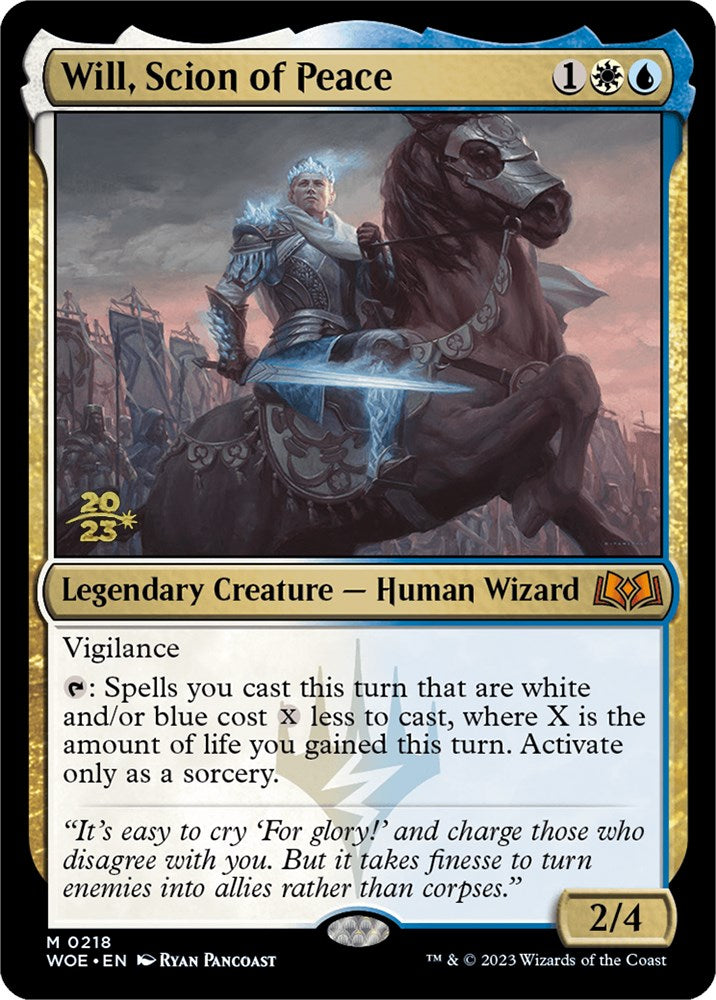 Will, Scion of Peace [Wilds of Eldraine Prerelease Promos] | Pegasus Games WI