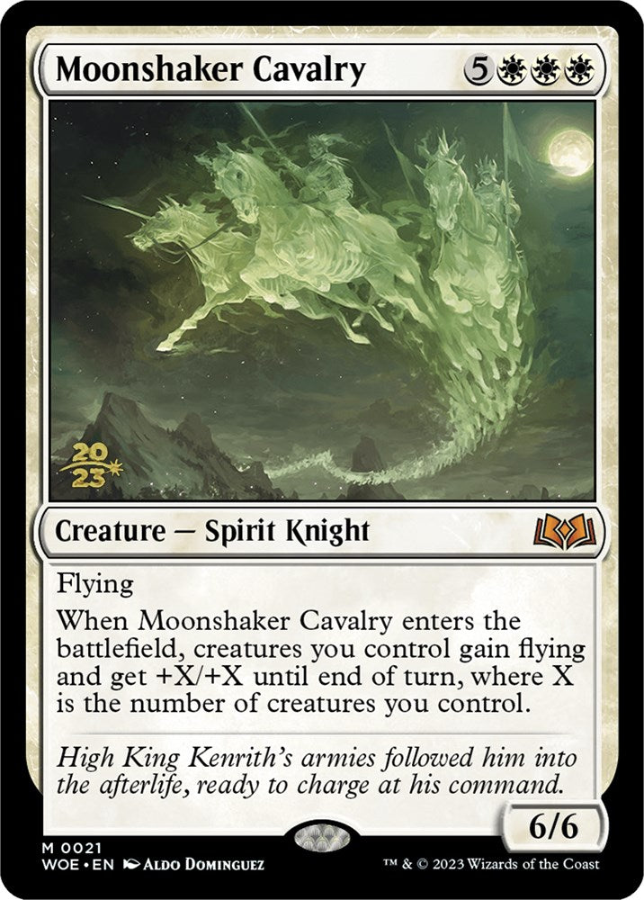 Moonshaker Cavalry [Wilds of Eldraine Prerelease Promos] | Pegasus Games WI