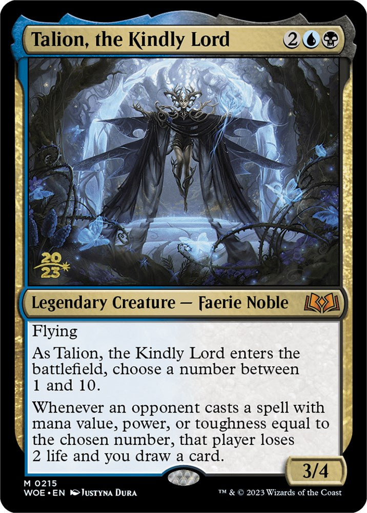 Talion, the Kindly Lord [Wilds of Eldraine Prerelease Promos] | Pegasus Games WI