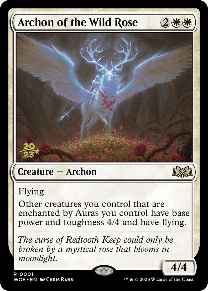 Archon of the Wild Rose [Wilds of Eldraine Prerelease Promos] | Pegasus Games WI