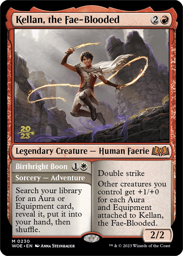 Kellan, the Fae-Blooded [Wilds of Eldraine Prerelease Promos] | Pegasus Games WI