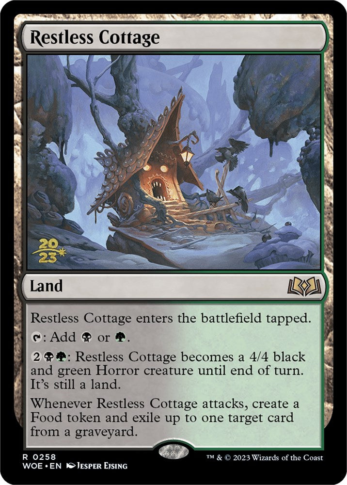 Restless Cottage [Wilds of Eldraine Prerelease Promos] | Pegasus Games WI