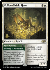 Pollen-Shield Hare // Hare Raising [Wilds of Eldraine Prerelease Promos] | Pegasus Games WI