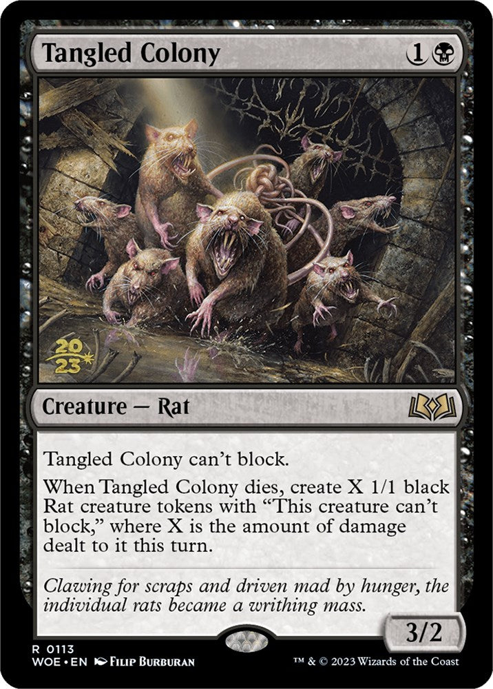 Tangled Colony [Wilds of Eldraine Prerelease Promos] | Pegasus Games WI