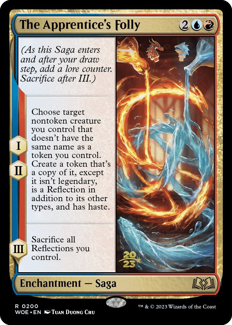 The Apprentice's Folly [Wilds of Eldraine Prerelease Promos] | Pegasus Games WI