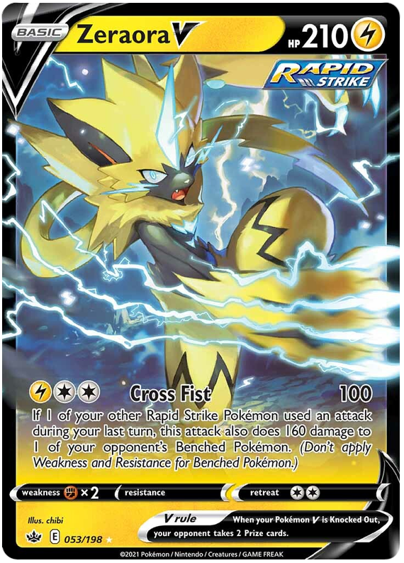 Zeraora V (053/198) [Sword & Shield: Chilling Reign] | Pegasus Games WI