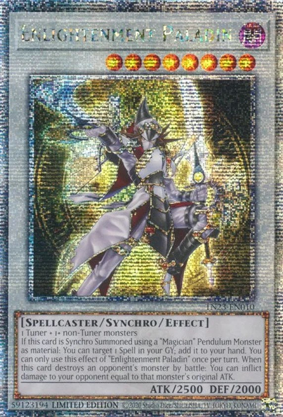 Enlightenment Paladin [TN23-EN010] Quarter Century Secret Rare | Pegasus Games WI