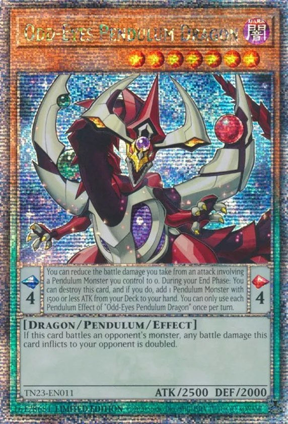 Odd-Eyes Pendulum Dragon [TN23-EN011] Quarter Century Secret Rare | Pegasus Games WI