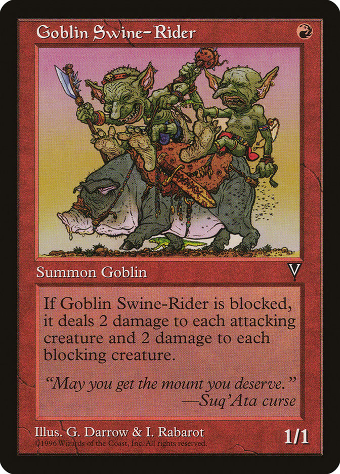 Goblin Swine-Rider [Visions] | Pegasus Games WI