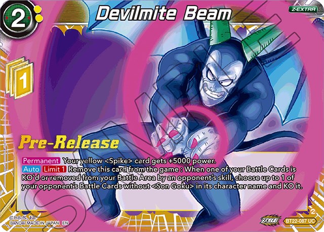 Devilmite Beam (BT22-087) [Critical Blow Prerelease Promos] | Pegasus Games WI