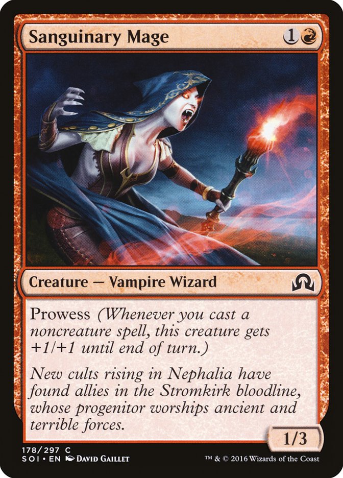Sanguinary Mage [Shadows over Innistrad] | Pegasus Games WI