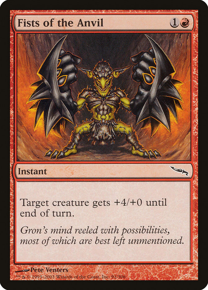 Fists of the Anvil [Mirrodin] | Pegasus Games WI