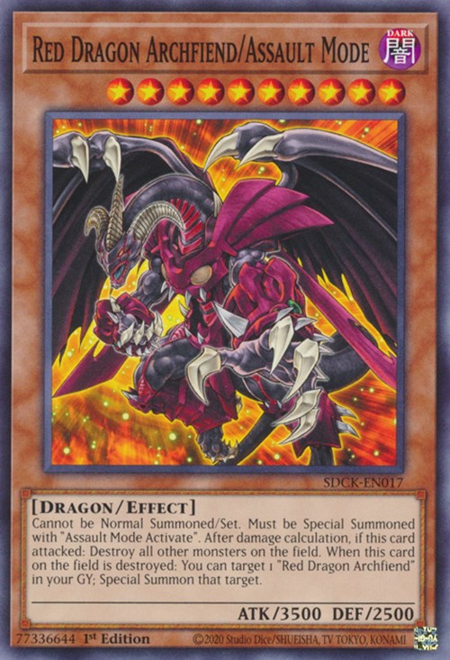 Red Dragon Archfiend/Assault Mode [SDCK-EN017] Common | Pegasus Games WI