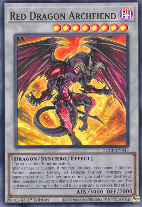 Red Dragon Archfiend [SDCK-EN045] Ultra Rare | Pegasus Games WI