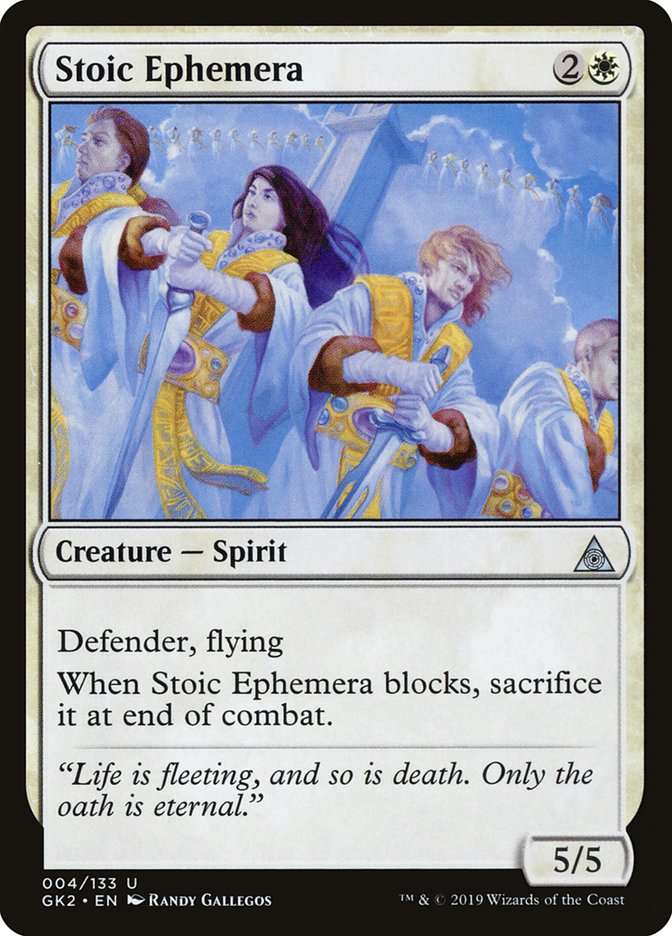 Stoic Ephemera [Ravnica Allegiance Guild Kit] | Pegasus Games WI