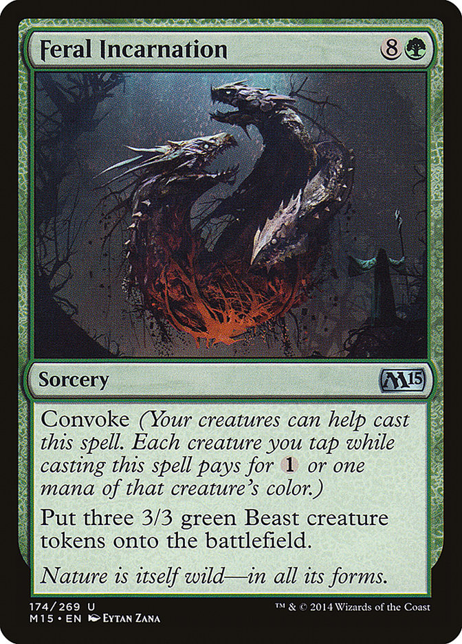 Feral Incarnation [Magic 2015] | Pegasus Games WI