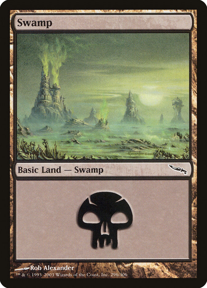 Swamp (296) [Mirrodin] | Pegasus Games WI