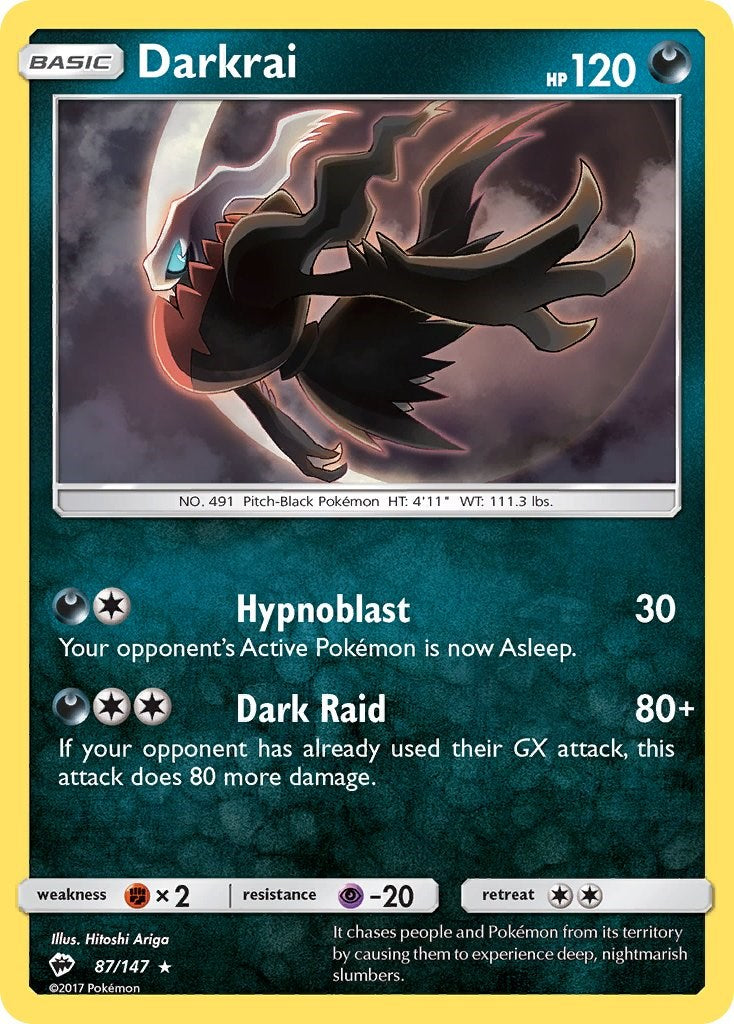 Darkrai (87/147) [Sun & Moon: Burning Shadows] | Pegasus Games WI