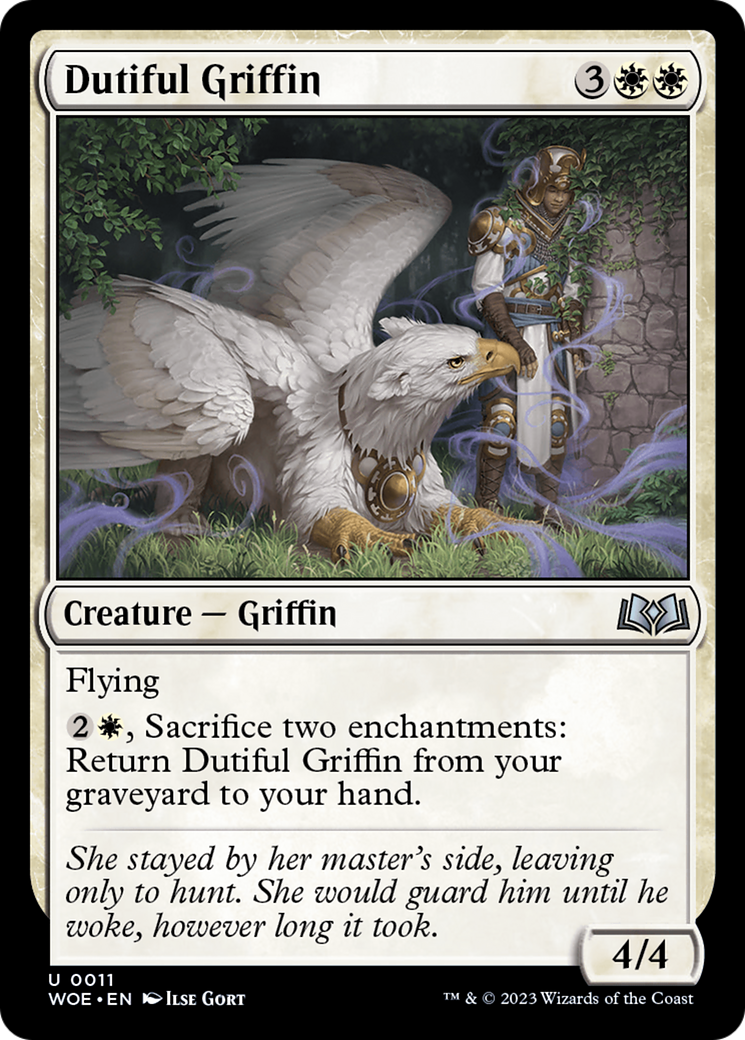 Dutiful Griffin [Wilds of Eldraine] | Pegasus Games WI