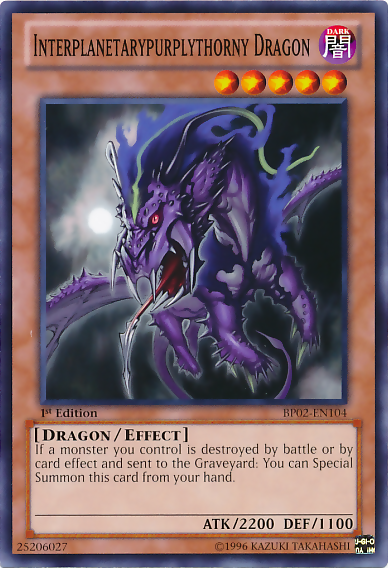 Interplanetarypurplythorny Dragon [BP02-EN104] Common | Pegasus Games WI