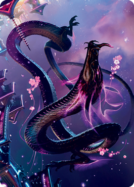 Junji, the Midnight Sky 1 Art Card [Kamigawa: Neon Dynasty Art Series] | Pegasus Games WI