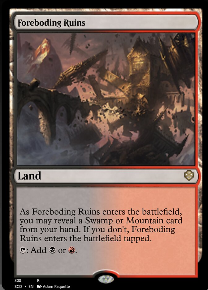 Foreboding Ruins [Starter Commander Decks] | Pegasus Games WI