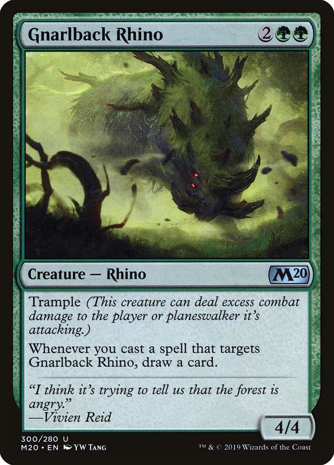 Gnarlback Rhino [Core Set 2020] | Pegasus Games WI