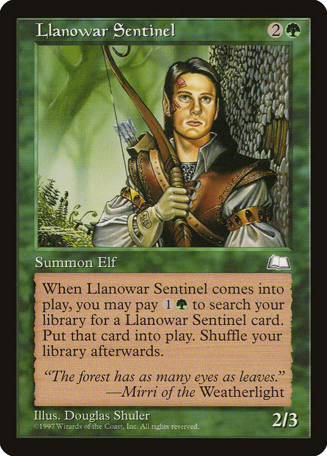 Llanowar Sentinel [Weatherlight] | Pegasus Games WI