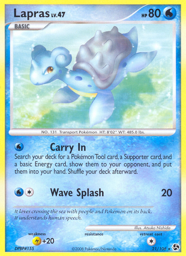 Lapras (21/106) [Diamond & Pearl: Great Encounters] | Pegasus Games WI