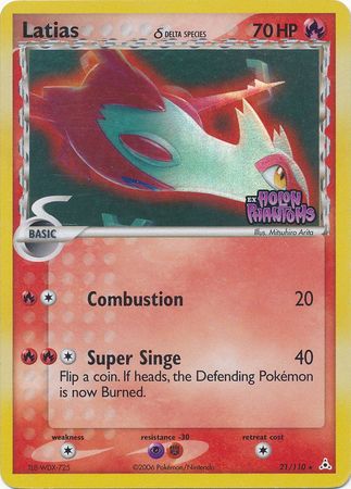 Latias (21/110) (Delta Species) (Stamped) [EX: Holon Phantoms] | Pegasus Games WI