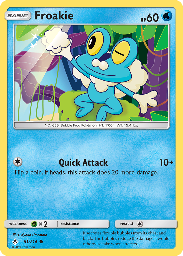 Froakie (51/214) [Sun & Moon: Unbroken Bonds] | Pegasus Games WI