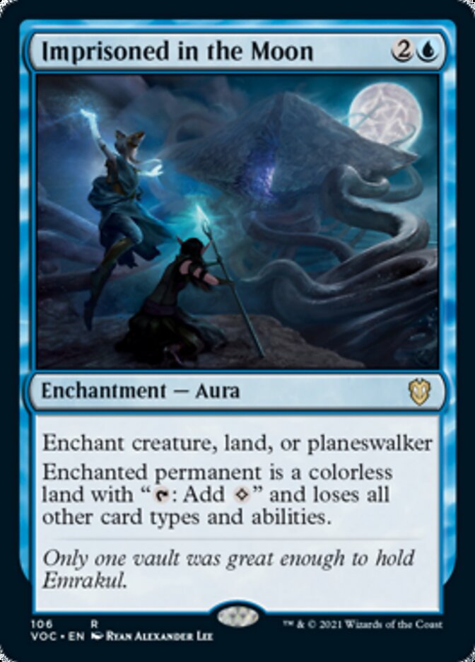 Imprisoned in the Moon [Innistrad: Crimson Vow Commander] | Pegasus Games WI