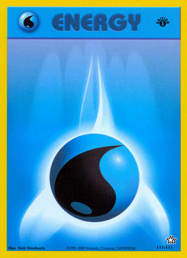 Water Energy (111/111) [Neo Genesis 1st Edition] | Pegasus Games WI