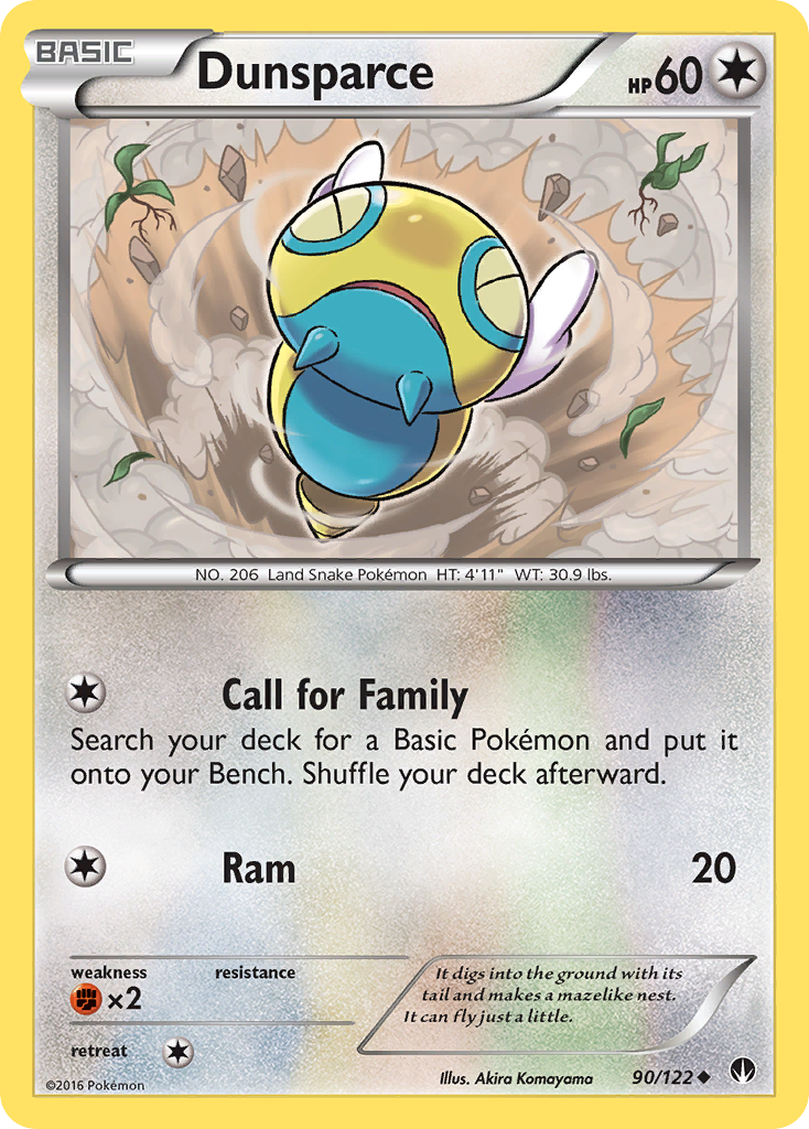 Dunsparce (90/122) [XY: BREAKpoint] | Pegasus Games WI