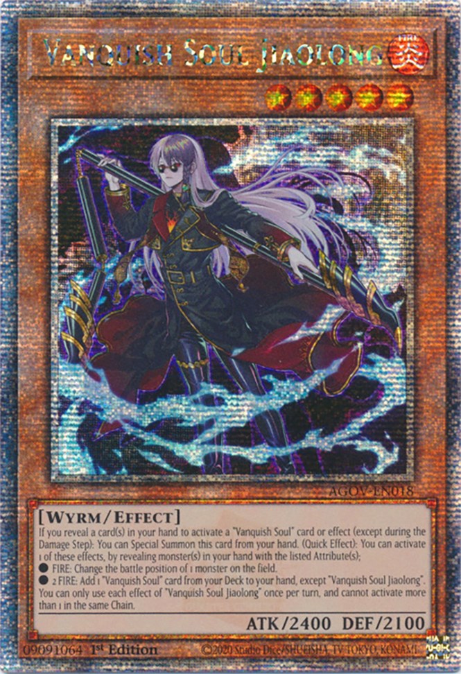 Vanquish Soul Jiaolong (Quarter Century Secret Rare) [AGOV-EN018] Quarter Century Secret Rare | Pegasus Games WI