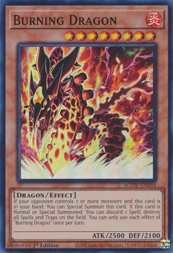 Burning Dragon [AGOV-EN094] Super Rare | Pegasus Games WI