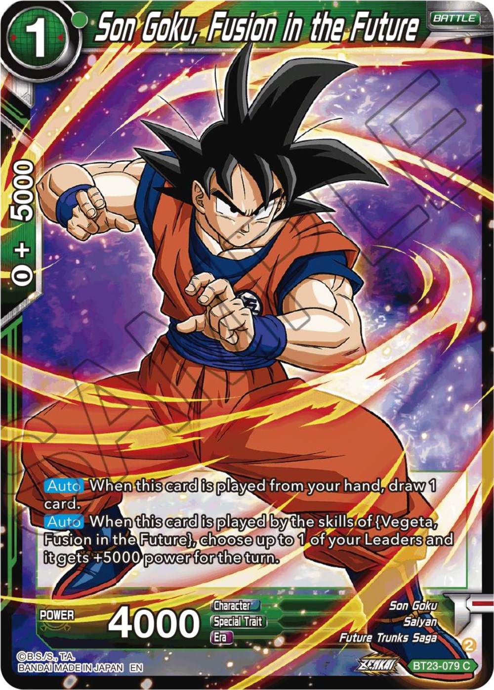 Son Goku, Fusion in the Future (BT23-079) [Perfect Combination] | Pegasus Games WI