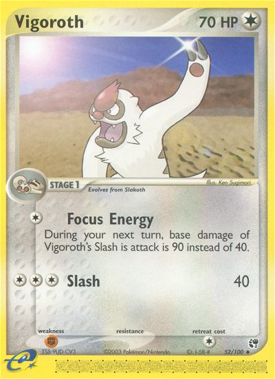 Vigoroth (52/100) [EX: Sandstorm] | Pegasus Games WI