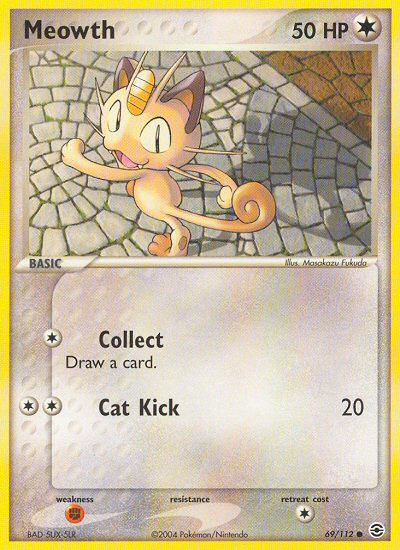 Meowth (69/112) [EX: FireRed & LeafGreen] | Pegasus Games WI