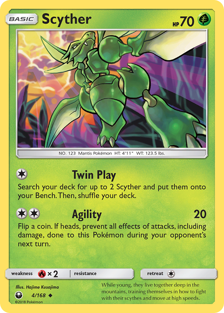 Scyther (4/168) [Sun & Moon: Celestial Storm] | Pegasus Games WI