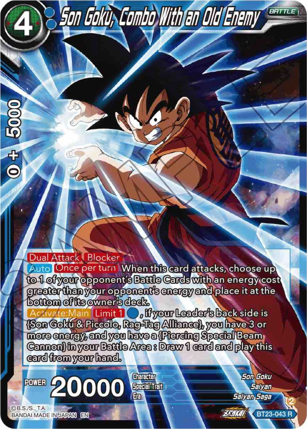 Son Goku, Combo With an Old Enemy (BT23-043) [Perfect Combination] | Pegasus Games WI