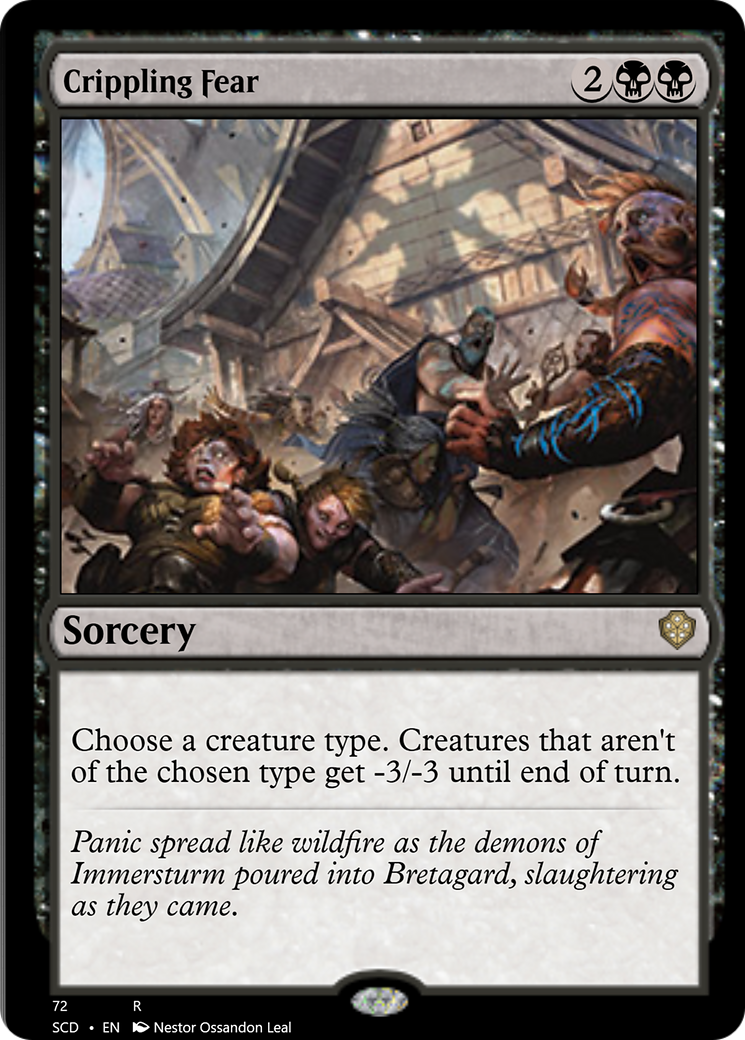 Crippling Fear [Starter Commander Decks] | Pegasus Games WI