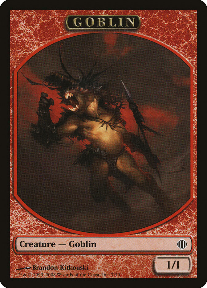 Goblin Token [Shards of Alara Tokens] | Pegasus Games WI