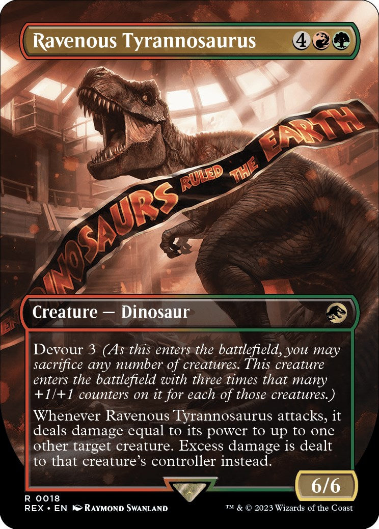 Ravenous Tyrannosaurus (Borderless) [Jurassic World Collection] | Pegasus Games WI