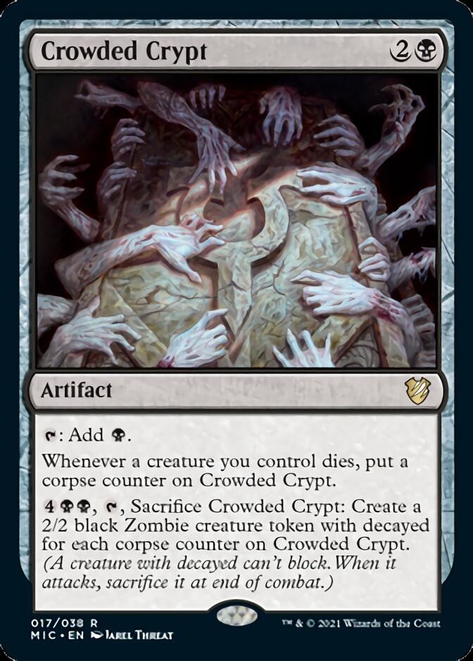 Crowded Crypt [Innistrad: Midnight Hunt Commander] | Pegasus Games WI