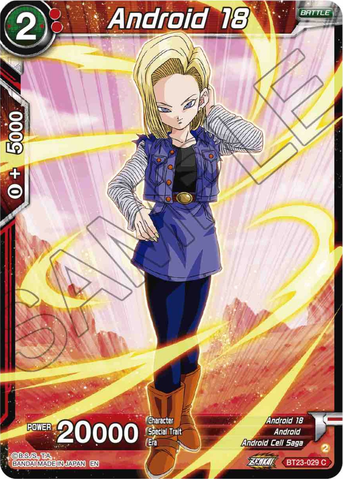 Android 18 (BT23-029) [Perfect Combination] | Pegasus Games WI