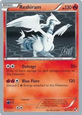 Reshiram (26/114) (Reshiphlosion - Christopher Kan) [World Championships 2011] | Pegasus Games WI