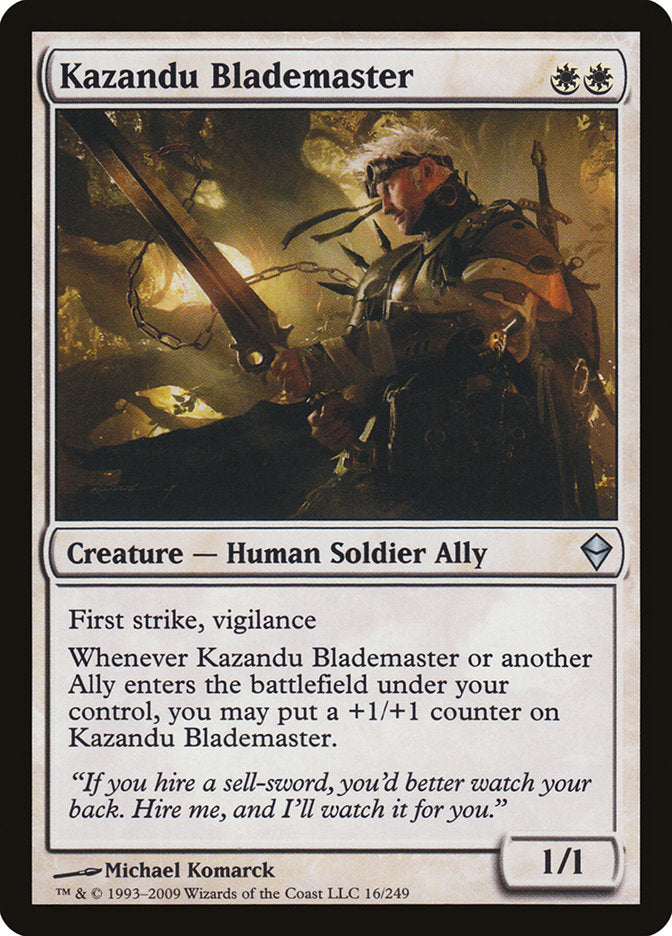 Kazandu Blademaster [Zendikar] | Pegasus Games WI